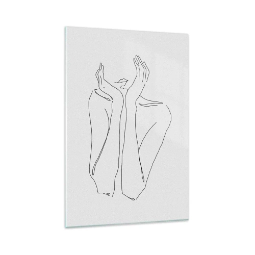 Tablou pe sticlă - La ce visează fetele - 80x120 cm