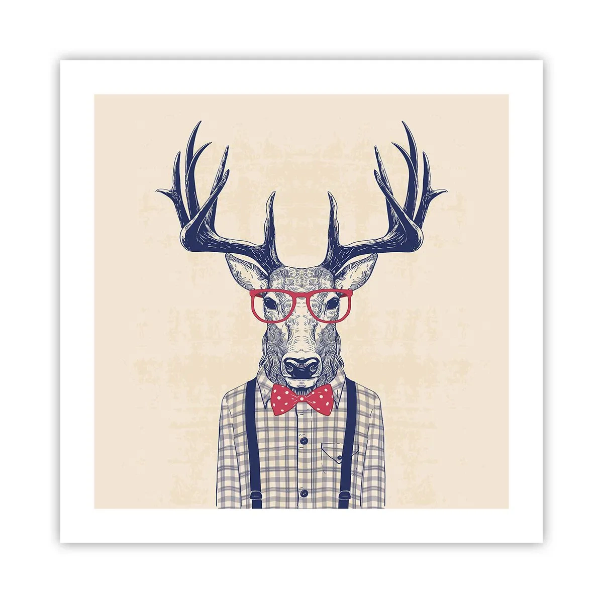 Poster - O extravaganță jucăușă - 50x50 cm