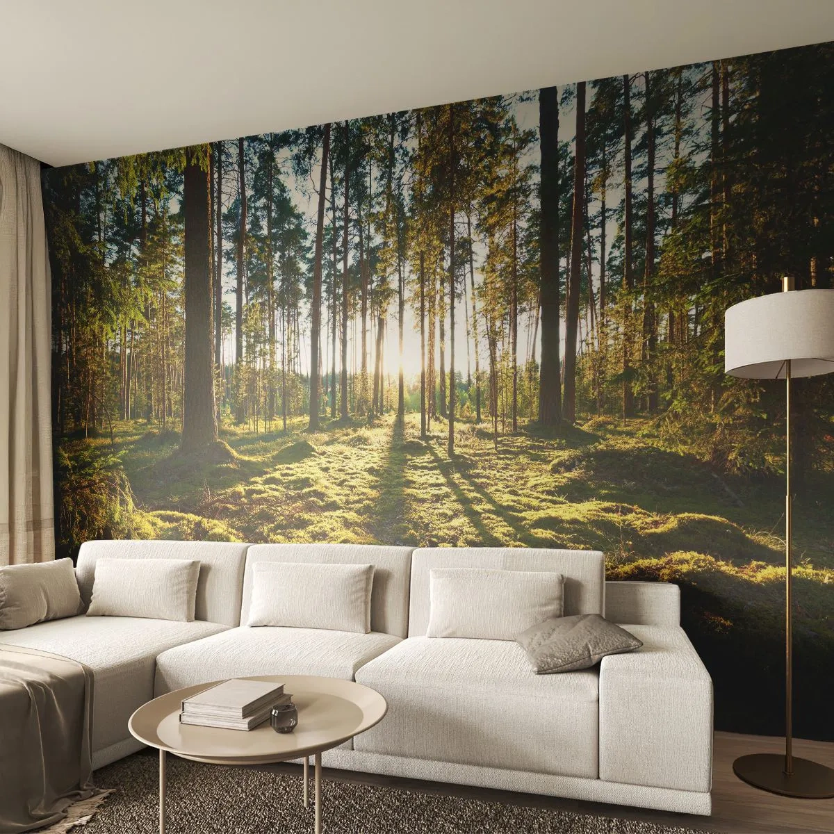 Tapet Standard Eco - Pădurea misterioasă - Peisaj, pădure, Natură - 200x140 cm