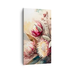 Tablou pe pânză - Profil și en face - 55x100 cm