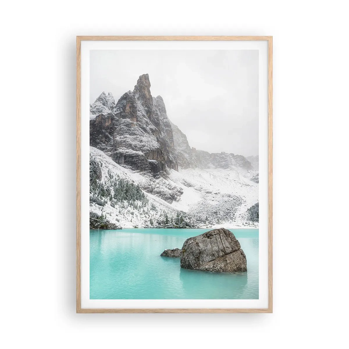 Poster în ramă de stejar deschis - De veghe - 70x100 cm