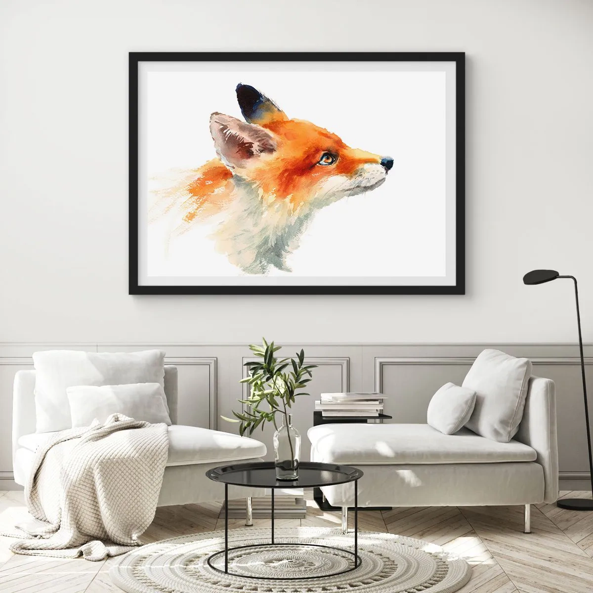 Poster în ramă neagră - Nu poți fi niciodată prea atent - 100x70 cm