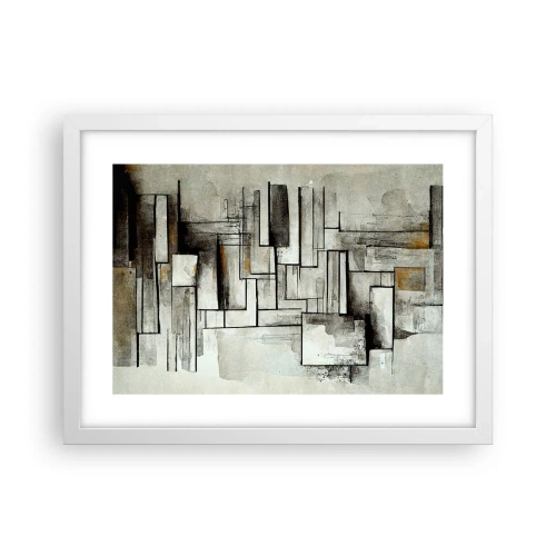 Poster în ramă albă - Puterea simplității - 40x30 cm
