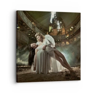 Tablou pe pânză - Spiritul vechiului teatru - 30x30 cm