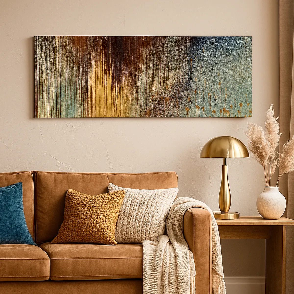 Tablou pe pânză - O compoziție cromatică neaccidentală - 30x30 cm