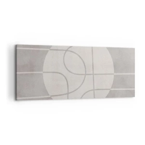 Tablou pe pânză - Circular și drept înainte - 100x40 cm