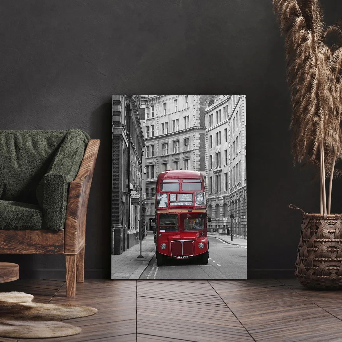 Tablou pe pânză - Viața de zi cu zi nu trebuie să fie gri - 55x100 cm