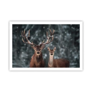 Poster - Stăpânul pădurii și soția sa - 91x61 cm