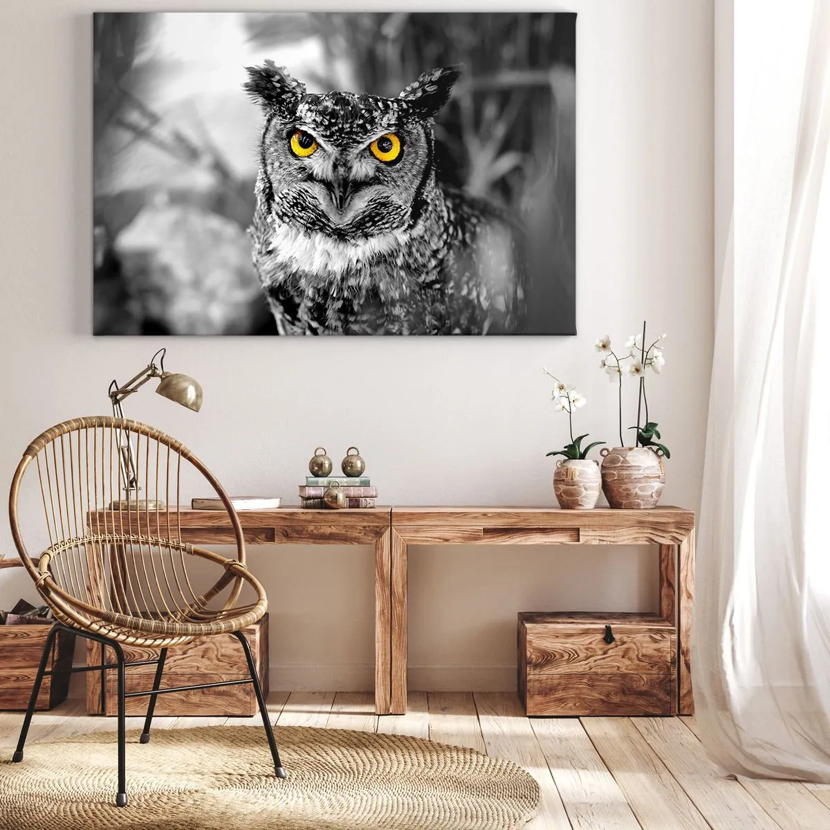 Tablou pe pânză - Nimic nu poate fi ascuns - 70x50 cm