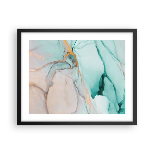 Poster în ramă neagră - Dansul formelor și al culorilor - 50x40 cm