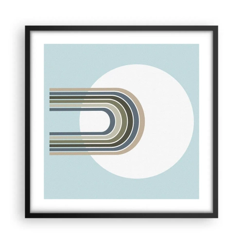 Poster în ramă neagră - Atracție irezistibilă - 50x50 cm