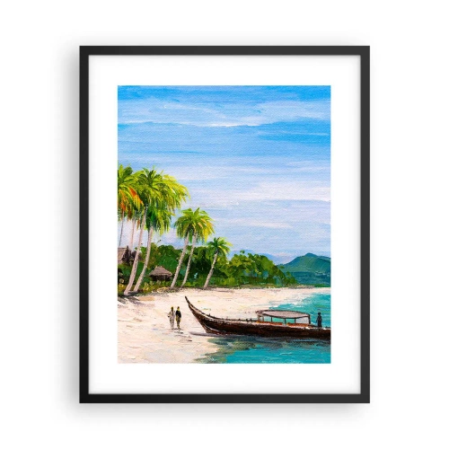 Poster în ramă neagră - Un vis exotic - 40x50 cm