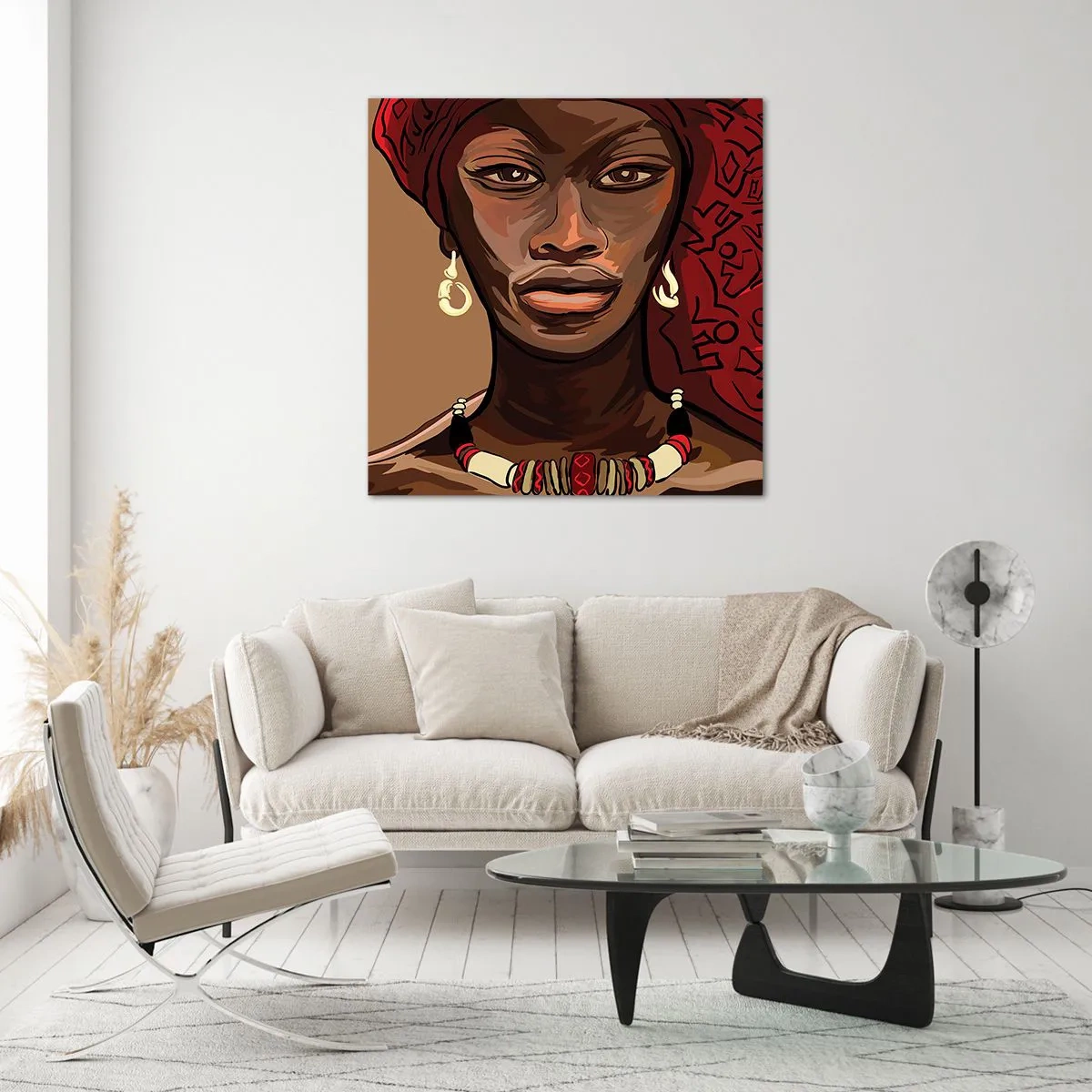 Tablou pe sticlă - Venus din abanos - 30x30 cm