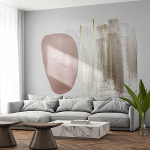 Tapet Autoadeziv Deluxe Sticker - Colonadă abstractă - Abstracția, Bucată, Model modern - 400x280 cm