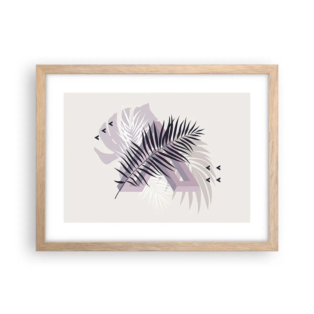 Poster în ramă de stejar deschis - Umbra unei umbre - 40x30 cm