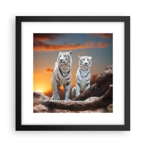 Poster în ramă neagră - La fel ca în Narnia - 30x30 cm