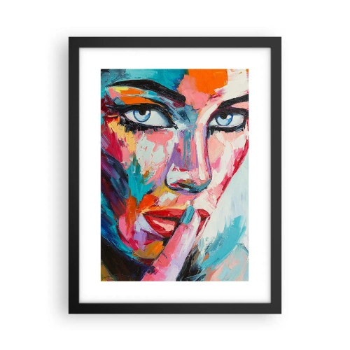 Poster în ramă neagră - Primul nostru secret - 30x40 cm