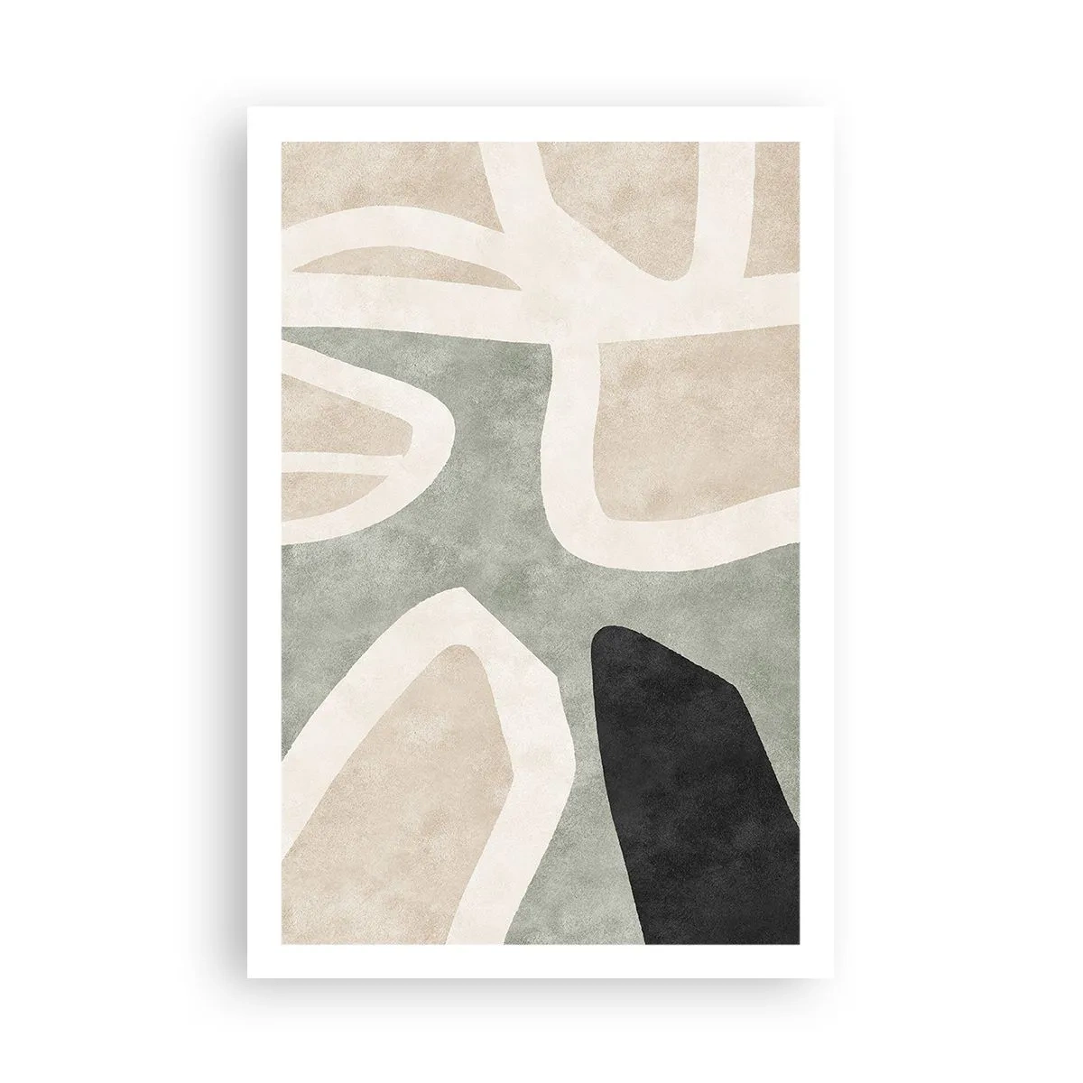 Poster - Compoziție cu motiv negru - 61x91 cm