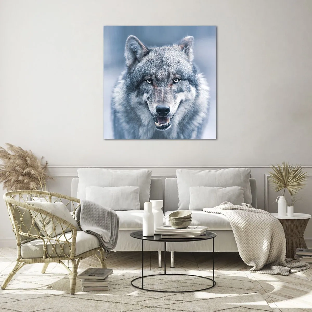 Tablou pe sticlă - Accepți provocarea? - 40x40 cm