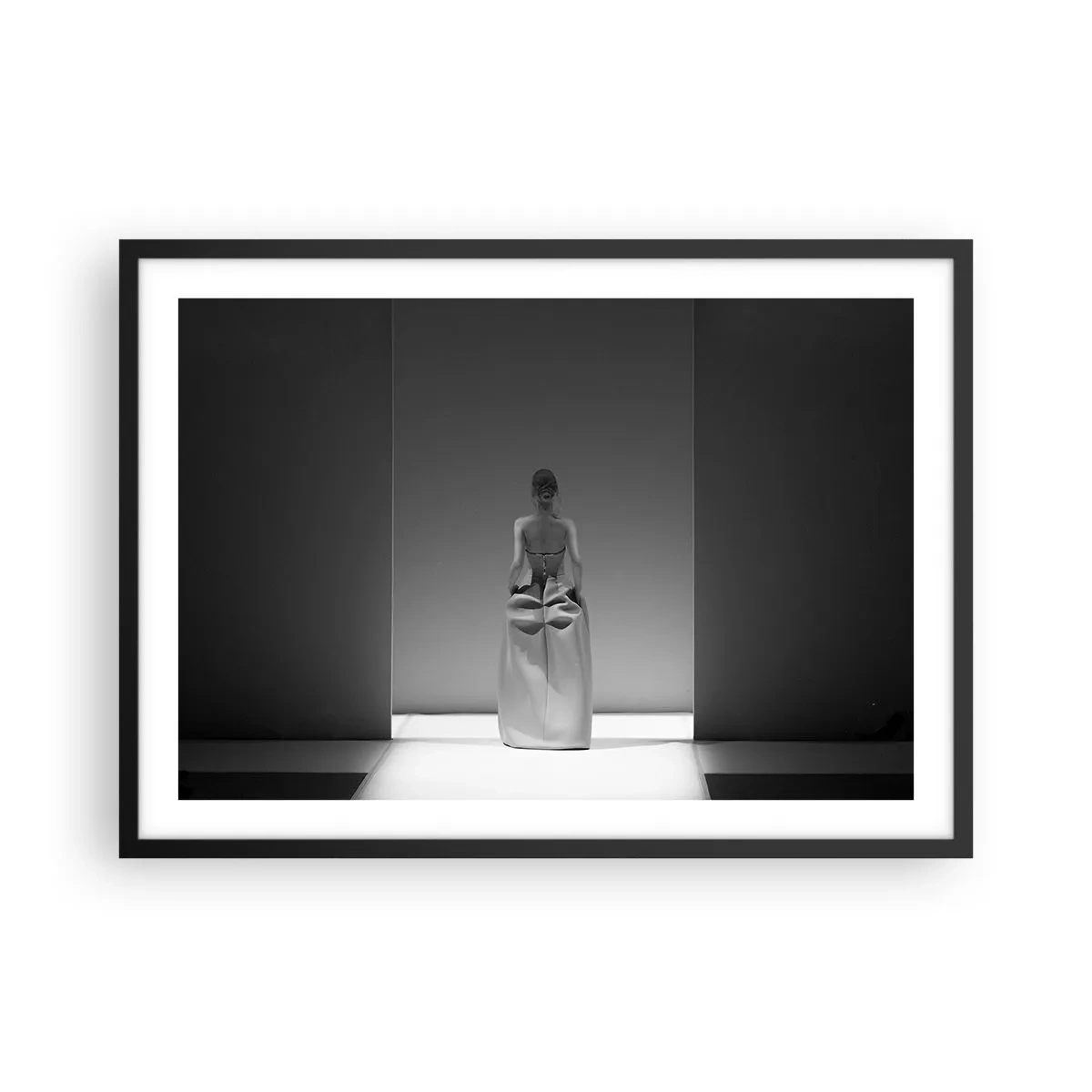 Poster în ramă neagră - Simplitate sofisticată - 70x50 cm