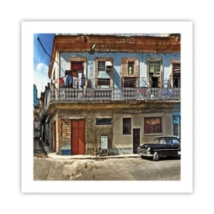 Poster - Sentimente cubaneze - 50x50 cm