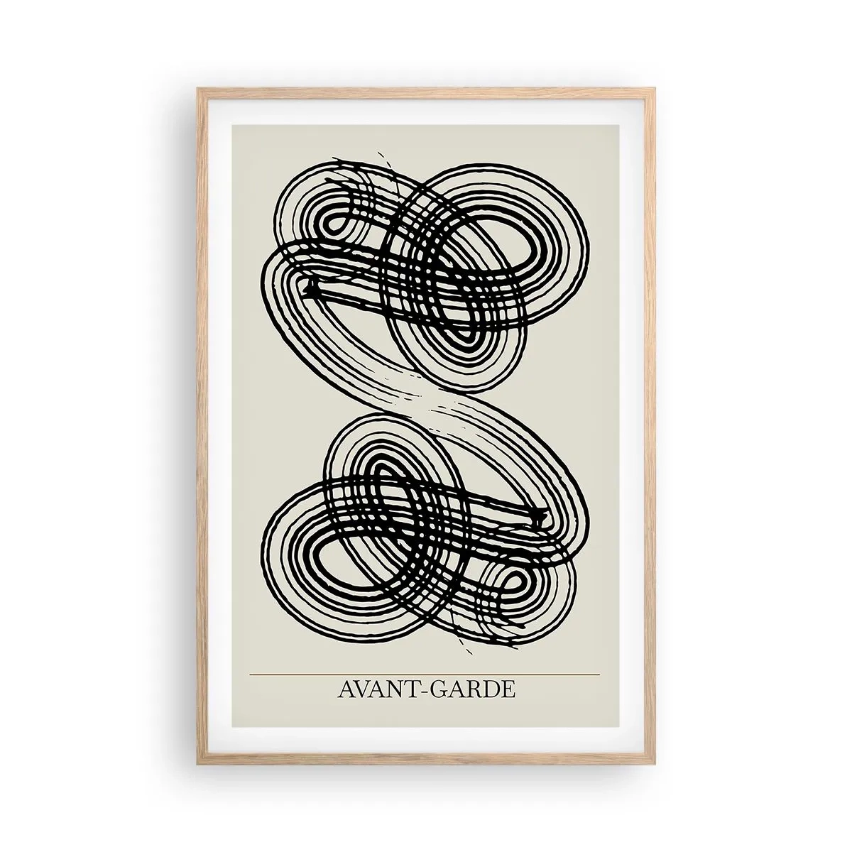 Poster în ramă de stejar deschis - A apărut spontan - 61x91 cm