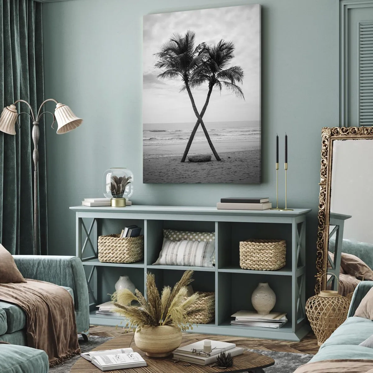 Tablou pe pânză - Prezența sensibilă - 45x80 cm