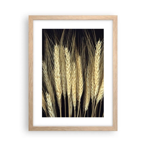 Poster în ramă de stejar deschis - Magie rustică - 30x40 cm