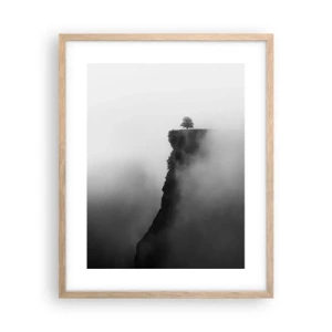 Poster în ramă de stejar deschis - La capătul lumii - 40x50 cm