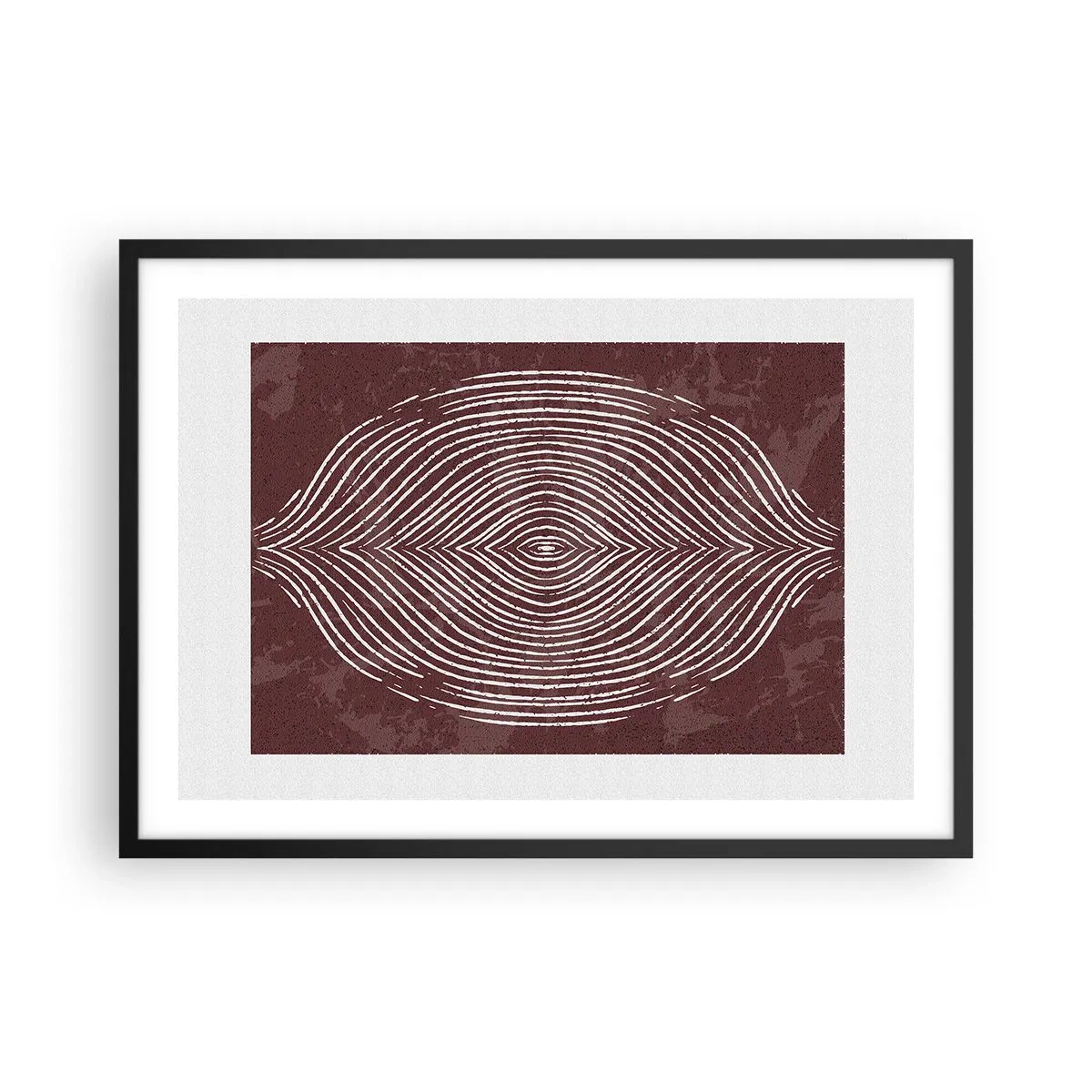 Poster în ramă neagră - Spațiul vorbește - 70x50 cm