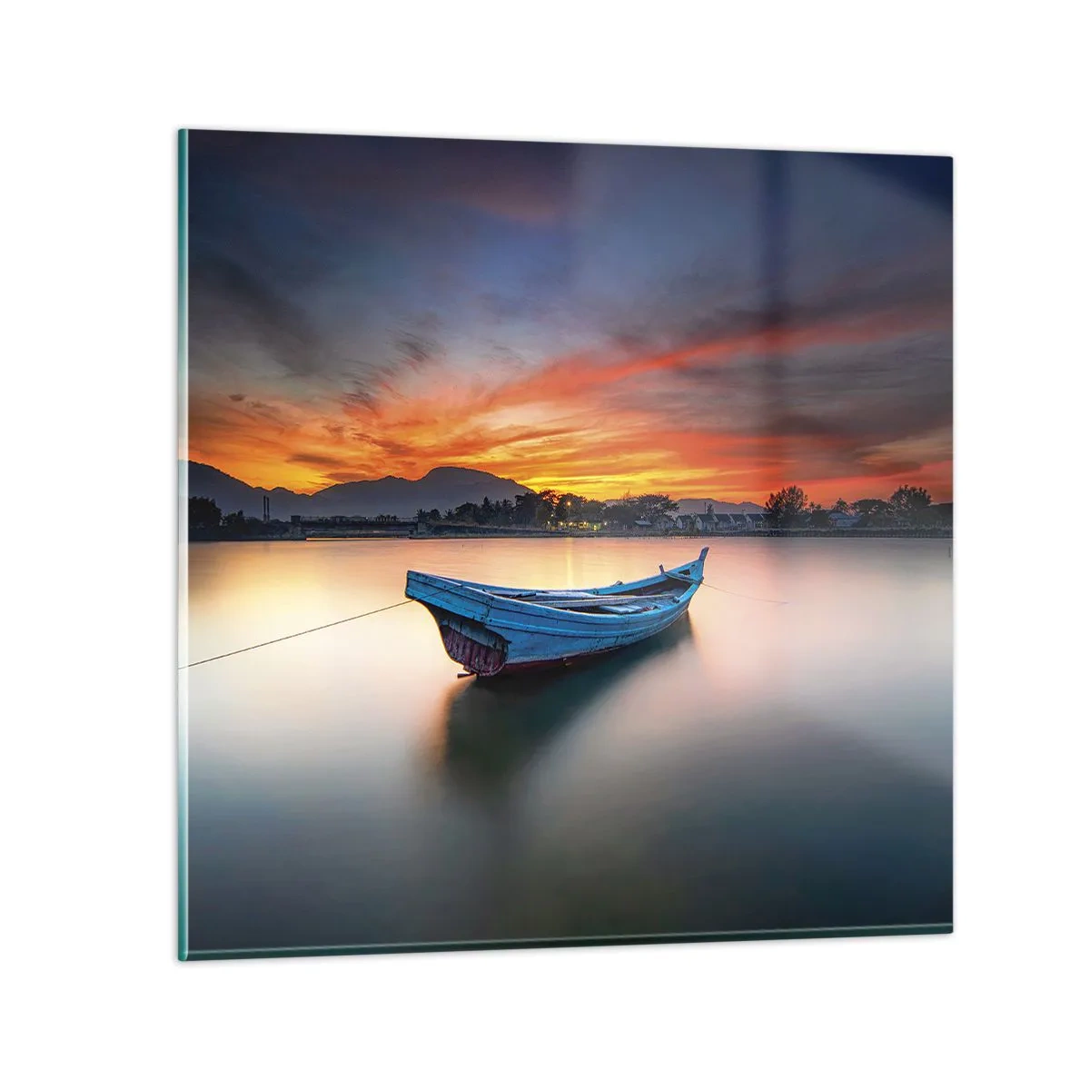 Tablou pe sticlă - O noapte bună înainte - 30x30 cm