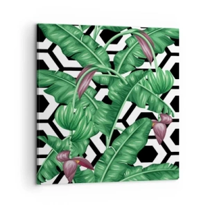 Tablou pe pânză - Compoziție simetrică din natură - 60x60 cm