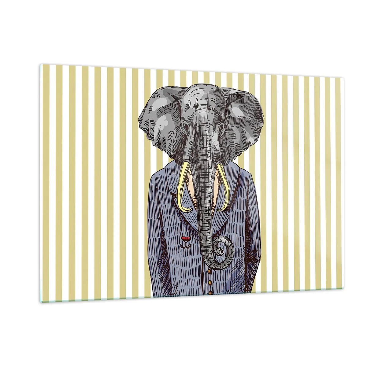 Tablou pe sticlă - Elegant prin natură - 120x80 cm