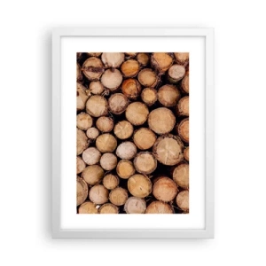 Poster în ramă albă - Un nou început - 30x40 cm