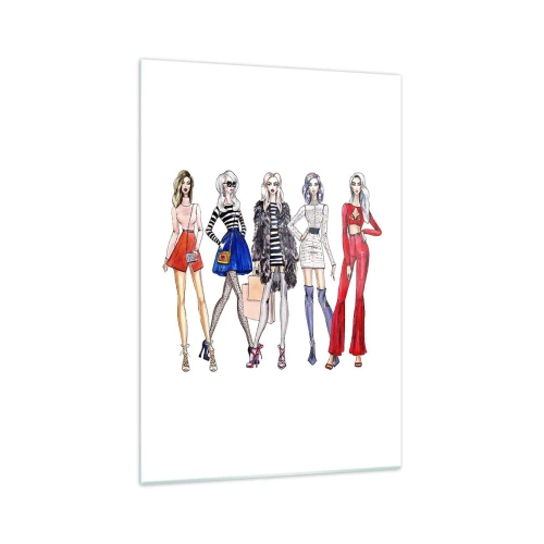 Tablou pe sticlă - Every week Fashion Week - 70x100 cm
