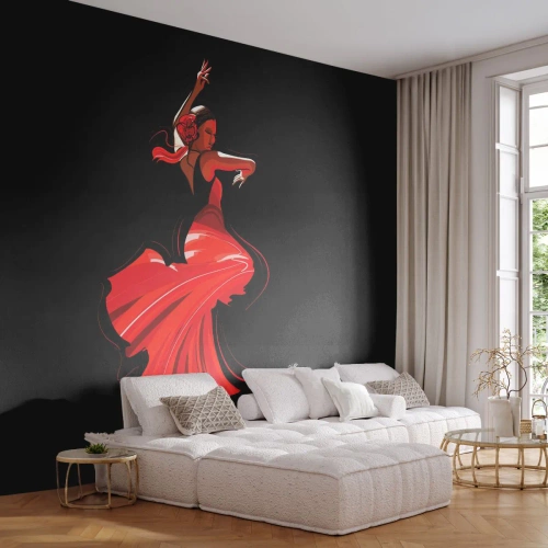 Tapet Standard Eco - Spiritul înflăcărat al flamenco-ului - Dansator, Flamenco, Dans - 400x280 cm