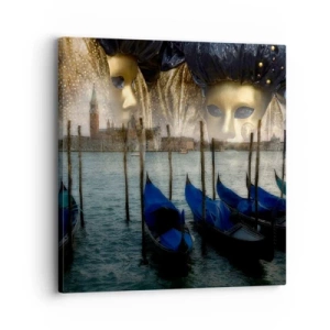 Tablou pe pânză - Să înceapă carnavalul - 30x30 cm