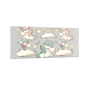 Tablou pe sticlă - Există cu siguranță... - 100x40 cm