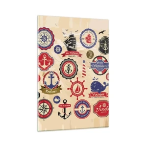 Tablou pe sticlă - Frăția navigării - 80x120 cm