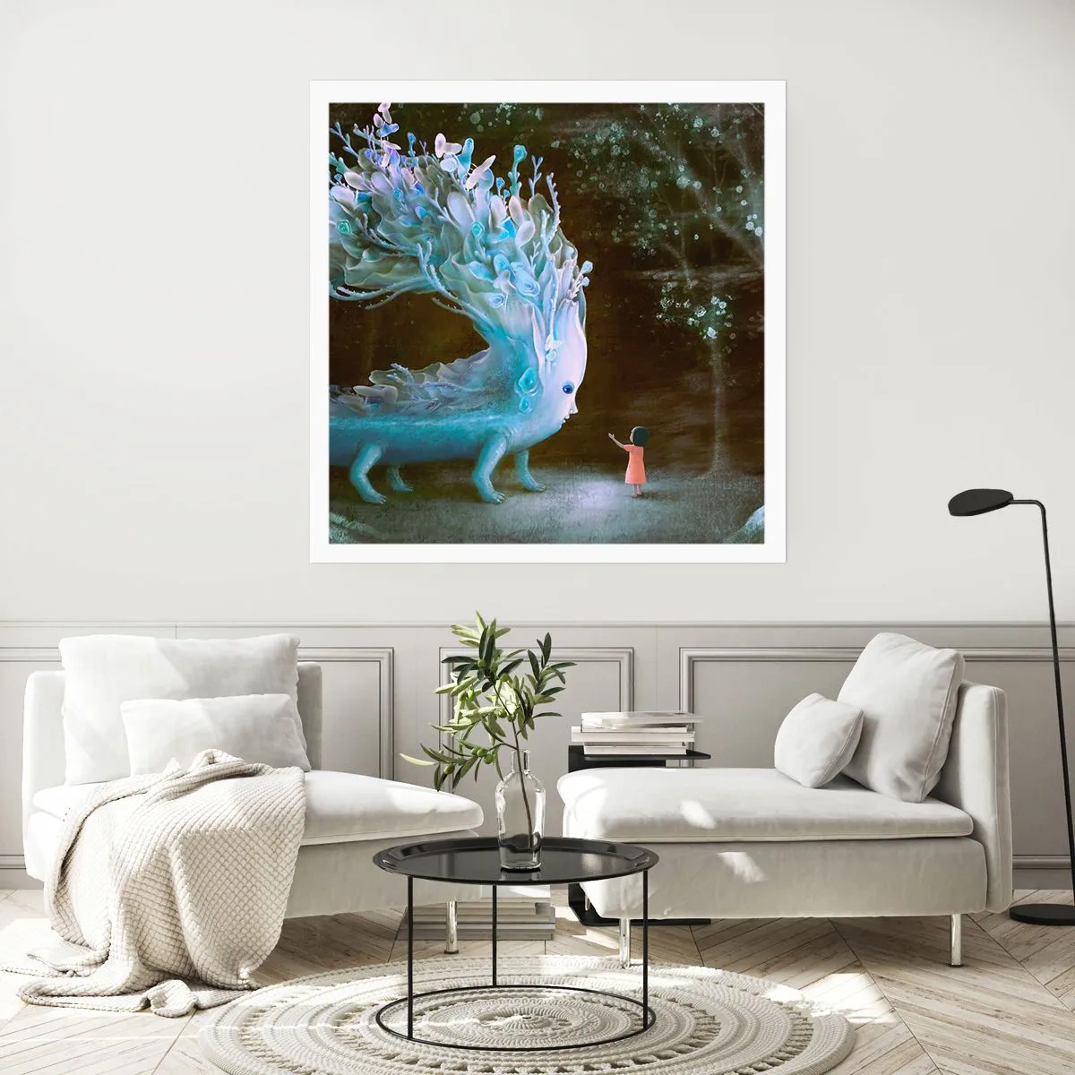 Poster - Întâlnire fantastică - 60x60 cm