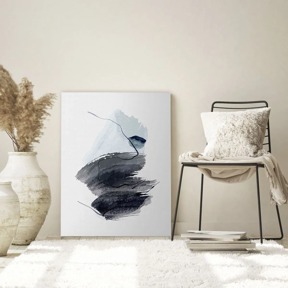 Tablou pe sticlă - Intensitate și mișcare - 50x70 cm