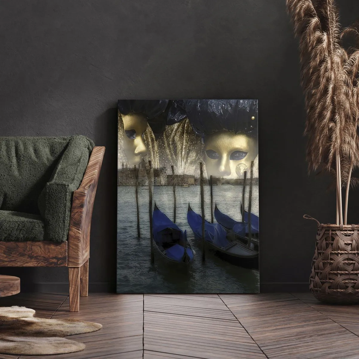 Tablou pe pânză - Să înceapă carnavalul - 45x80 cm