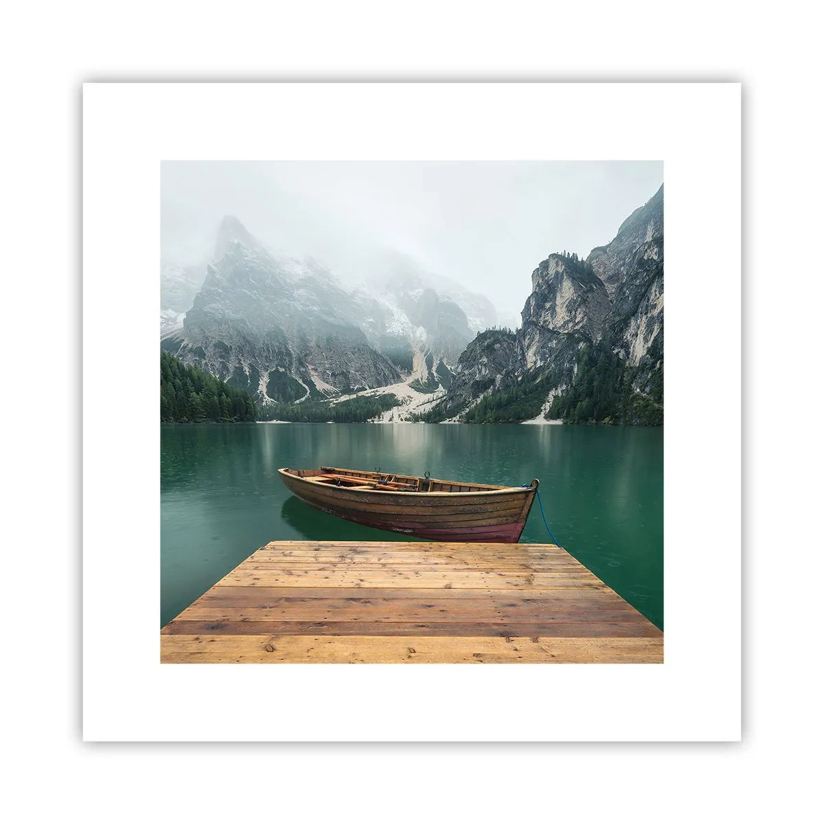 Poster - Și frunțile mândre - 30x30 cm