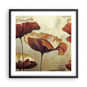 Poster în ramă neagră - Lunca - 50x50 cm