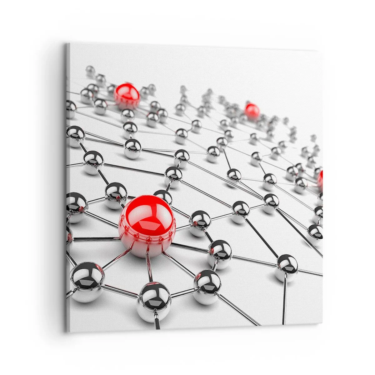 Tablou pe pânză - Plasă de argint - 50x50 cm