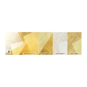 Mostră tapet Premium Canvas - Vremea de geometrie - Luminos, Textură, Geometric - 100x30 cm