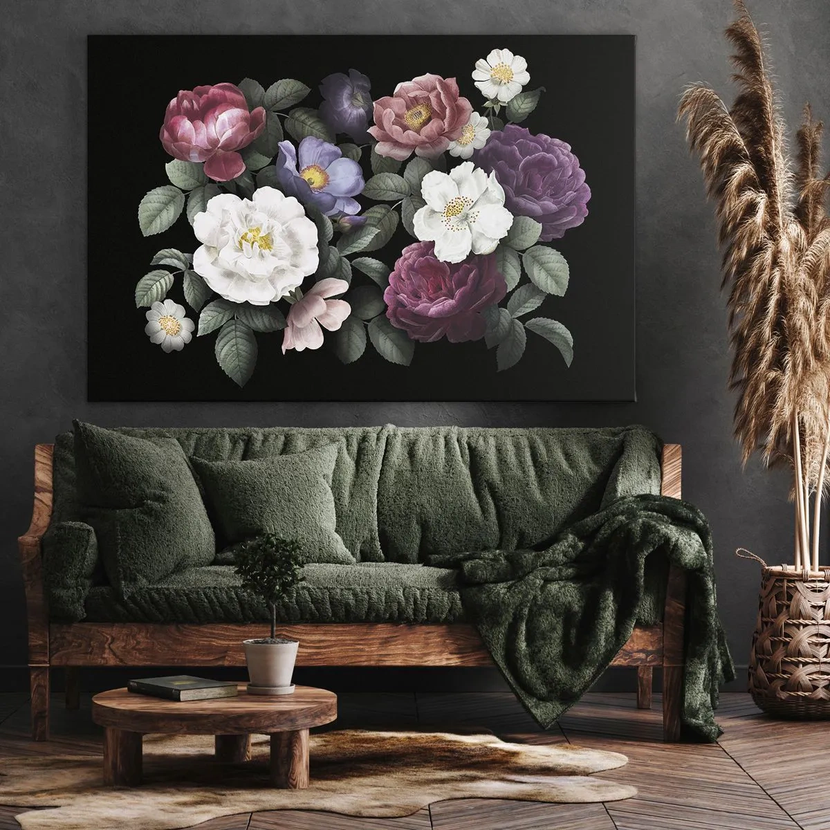 Tablou pe pânză - Dintr-o grădină engleză - 70x50 cm