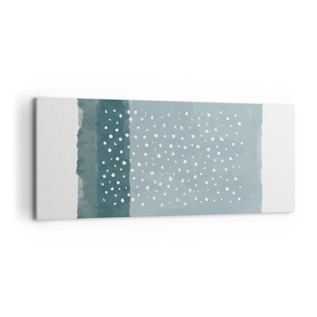 Tablou pe pânză - Crescute pe albastru - 100x40 cm