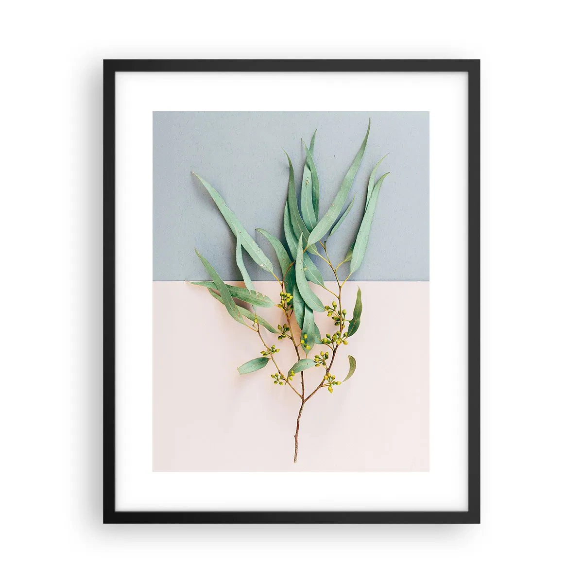 Poster în ramă neagră - Subtilitate pastelată - 40x50 cm