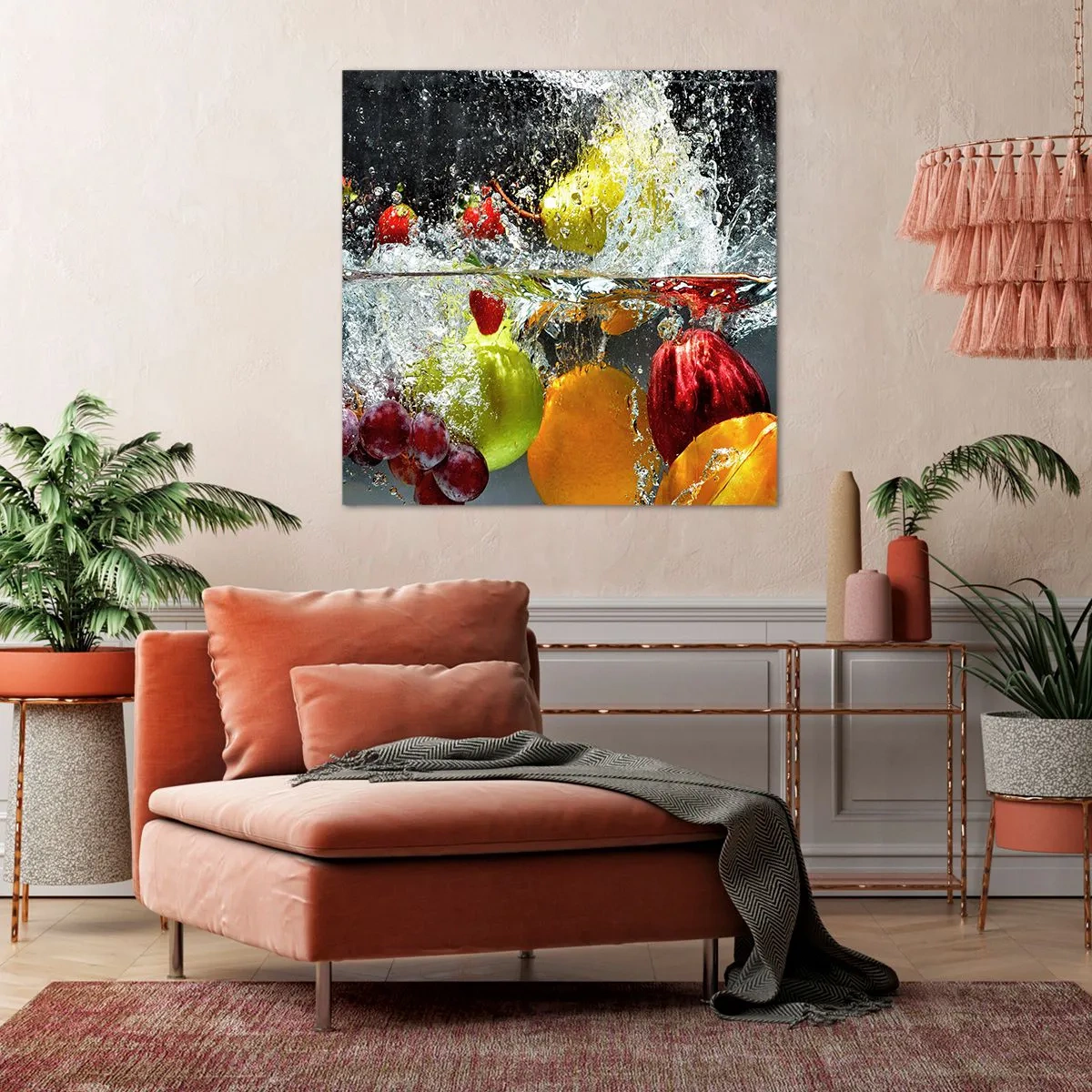 Tablou pe pânză - Răcoritoare cu fructe - 30x30 cm